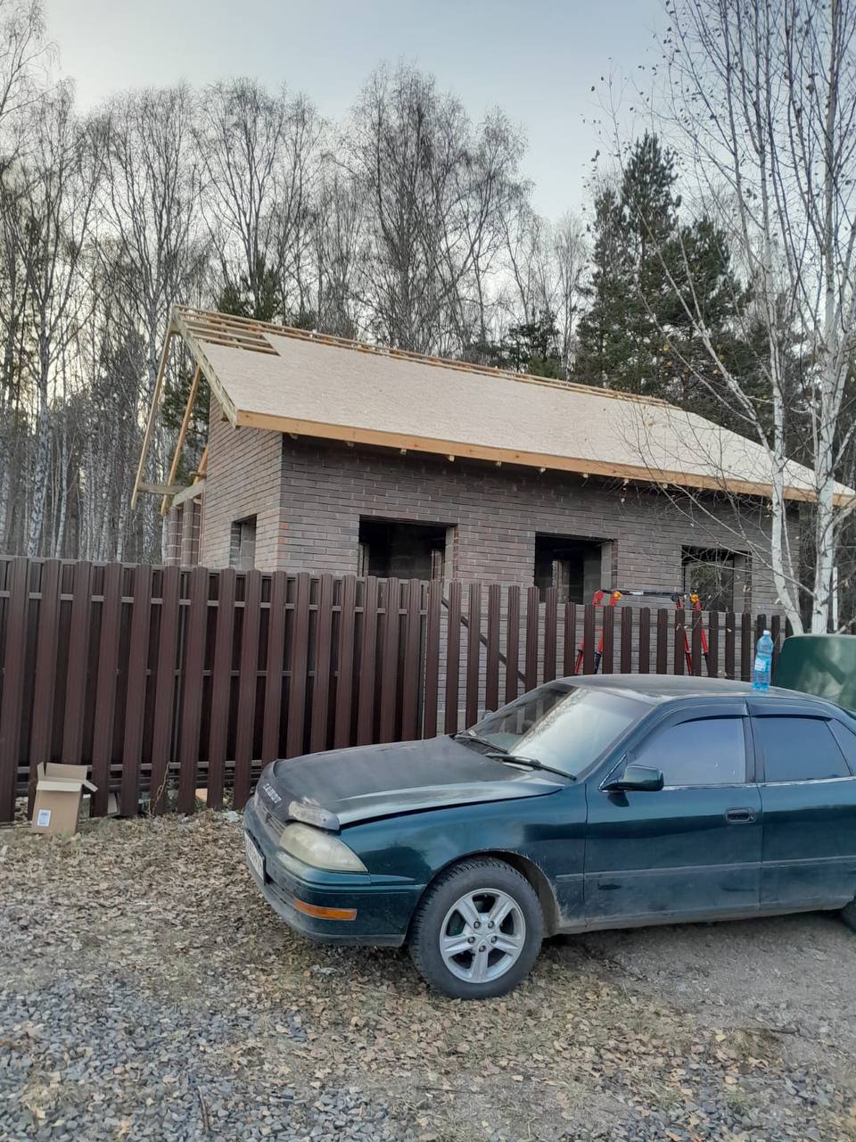 Крыша под ключ в деревне Раскаты